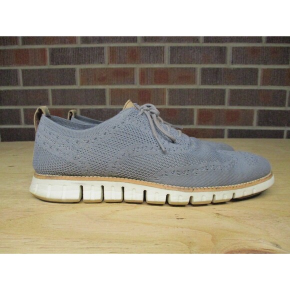 Cole Haan Zerogrand Stitchlite Wingtip Oxford Shoes Mens 9 M Gray C24944 - Picture 1 of 13